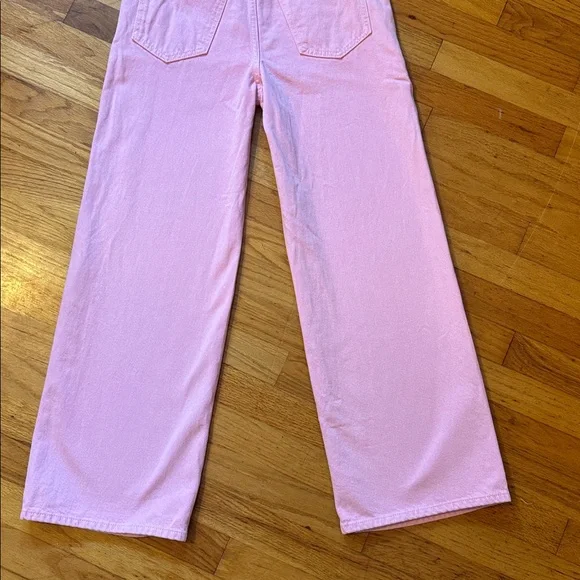 Frame Denim Women's Flare Jeans in Pink - Picture 10 of 12